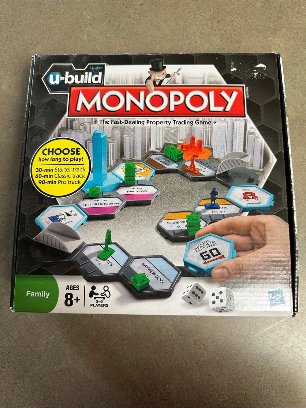 Hasbro Monopoly U-Build Family Board Game (2010) - Complete